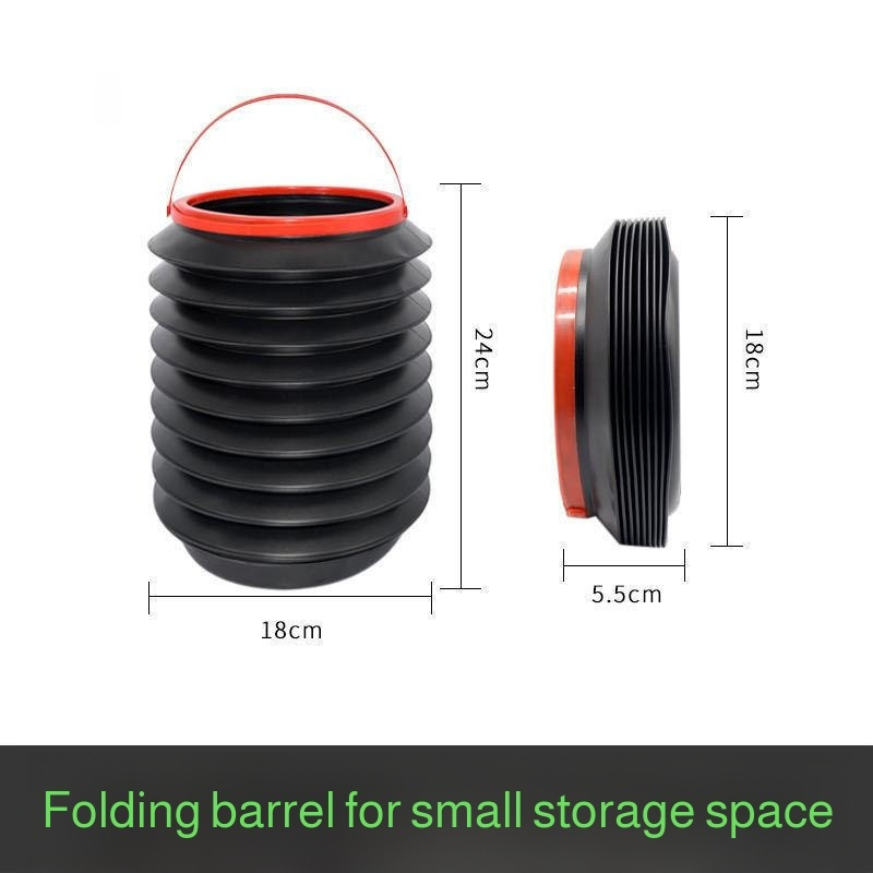 Car folding trash can