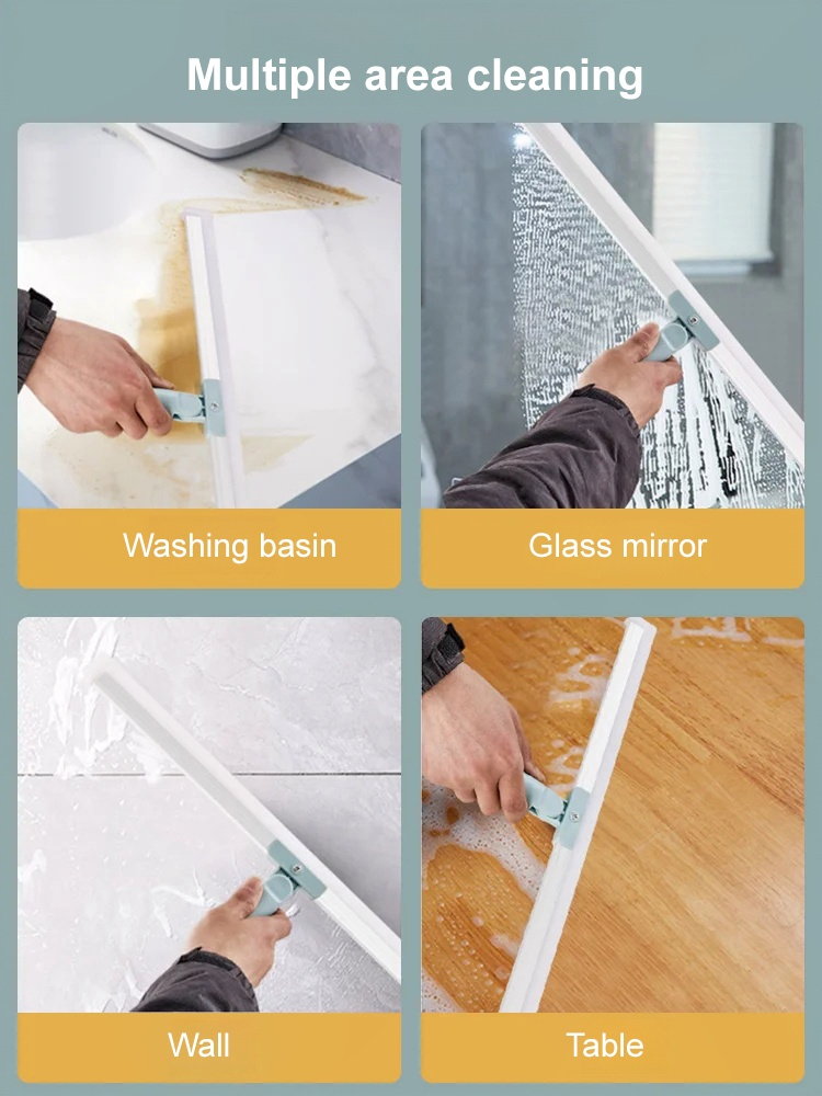 Multifunction Wet and Dry Use Silicone Household Squeegee Broom 