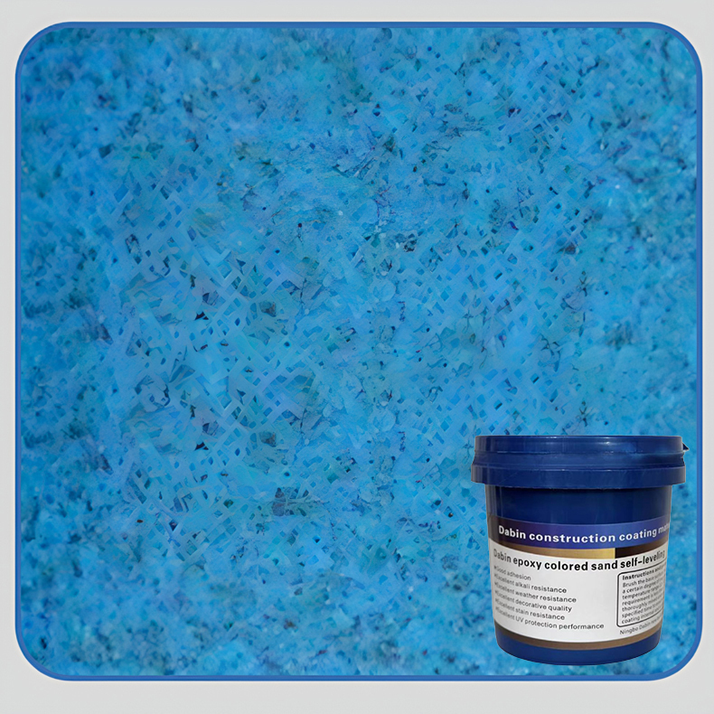 Upgrade epoxy coloured sand floor paint.🎨 With just one bucket, you can effortlessly transform up to 60 square meters of flooring.