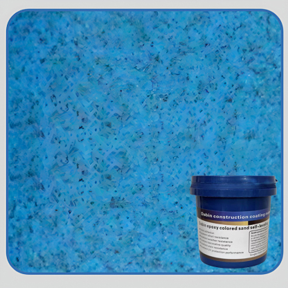 Upgrade epoxy coloured sand floor paint.🎨 With just one bucket, you can effortlessly transform up to 60 square meters of flooring.