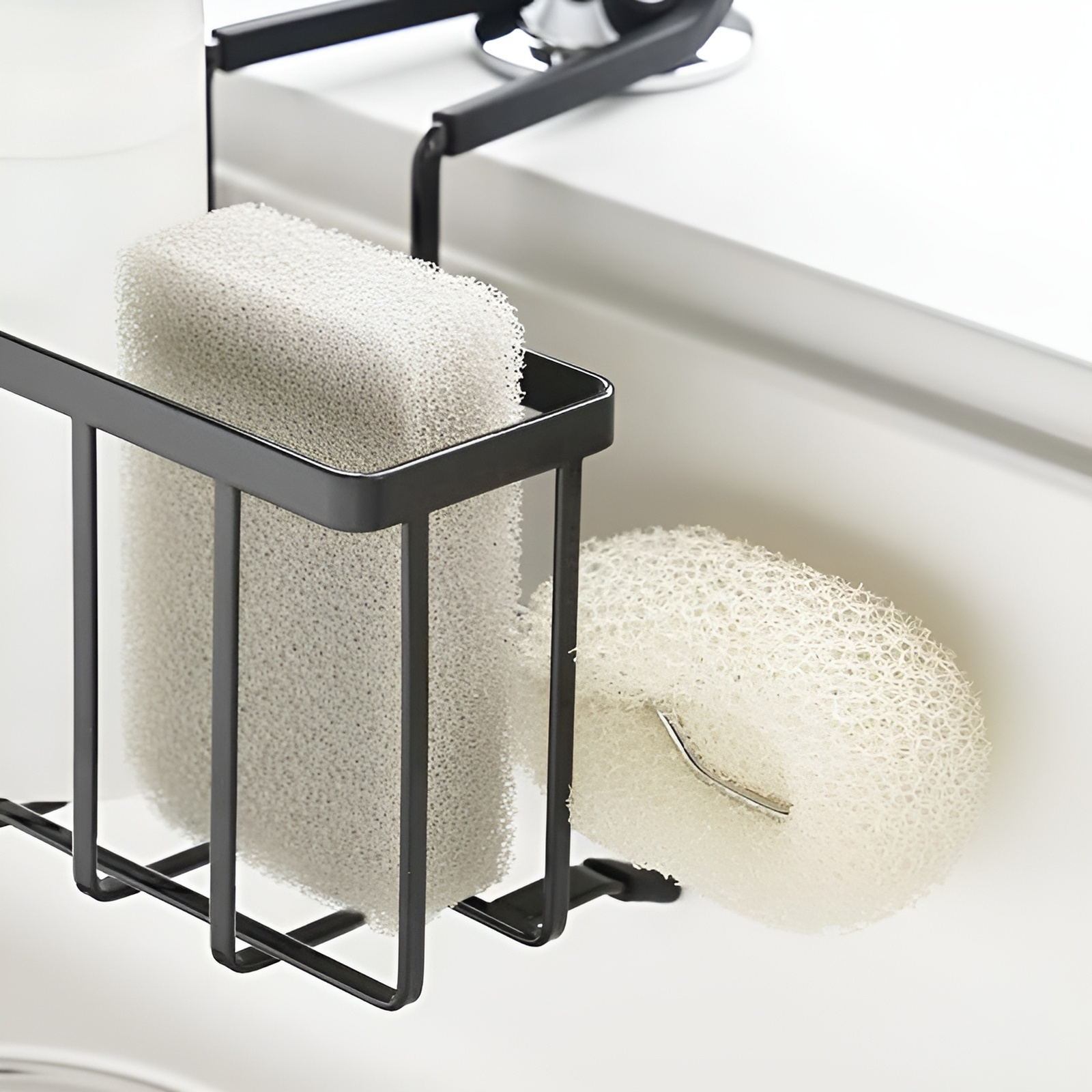 Sink storage and drainage rack