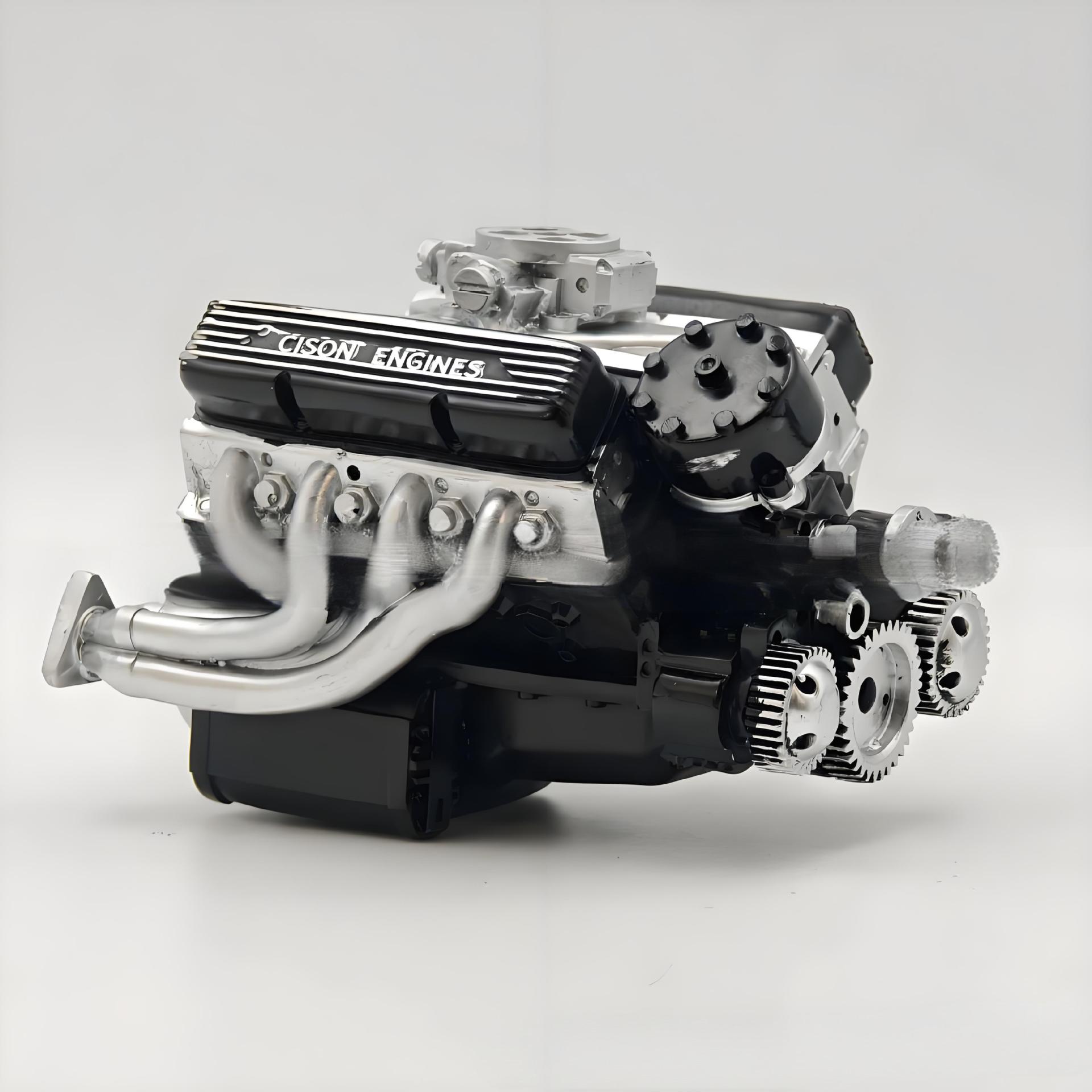 New V8 engine model  🏎️ Every engineer's dream. 1:16 scale, water-cooled, and with the incredible sound of a V8.