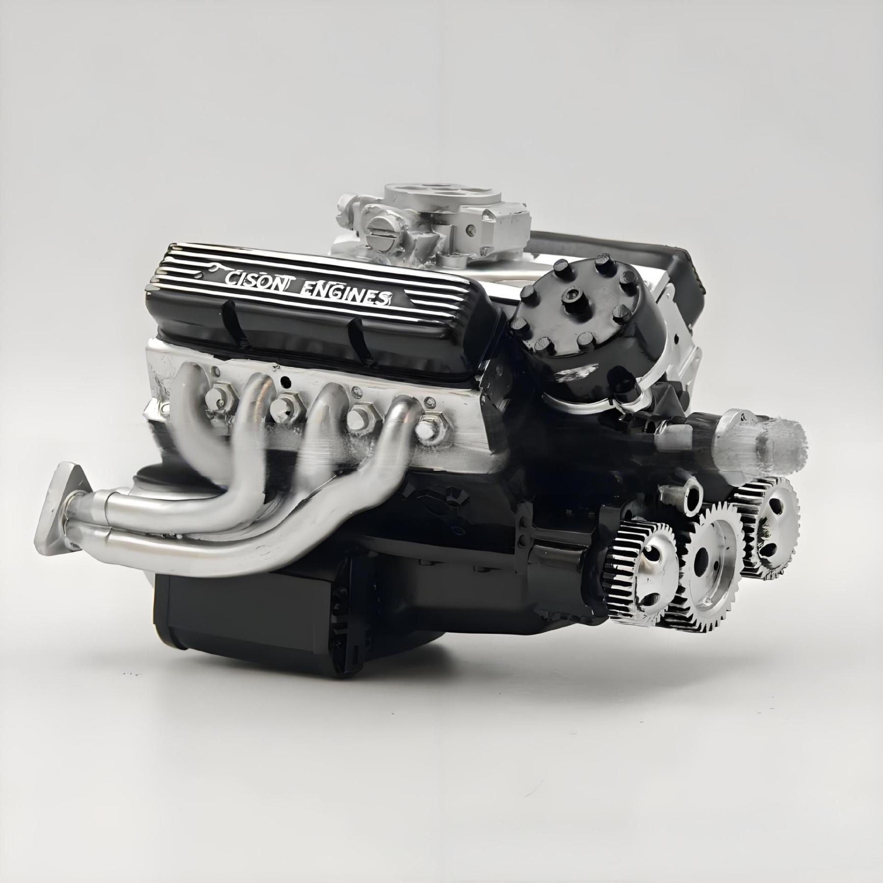 New V8 engine model  🏎️ Every engineer's dream. 1:16 scale, water-cooled, and with the incredible sound of a V8.