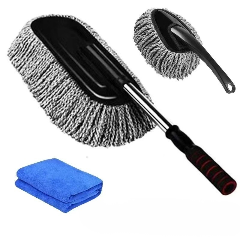 Scalable dust removal car wash mop