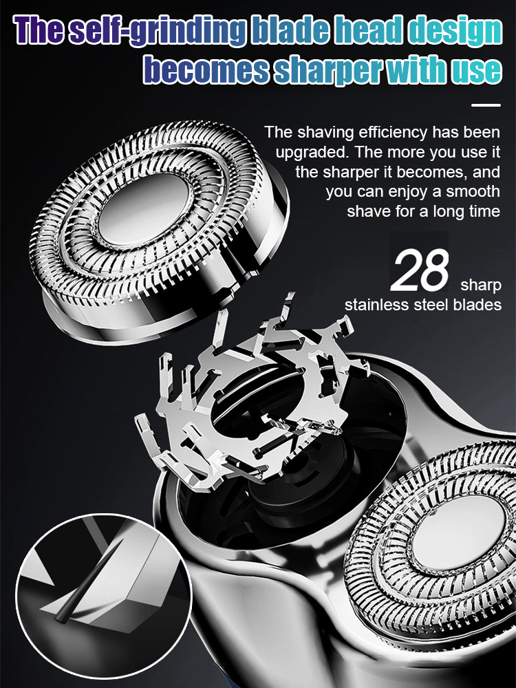 New portable full body wash shaver