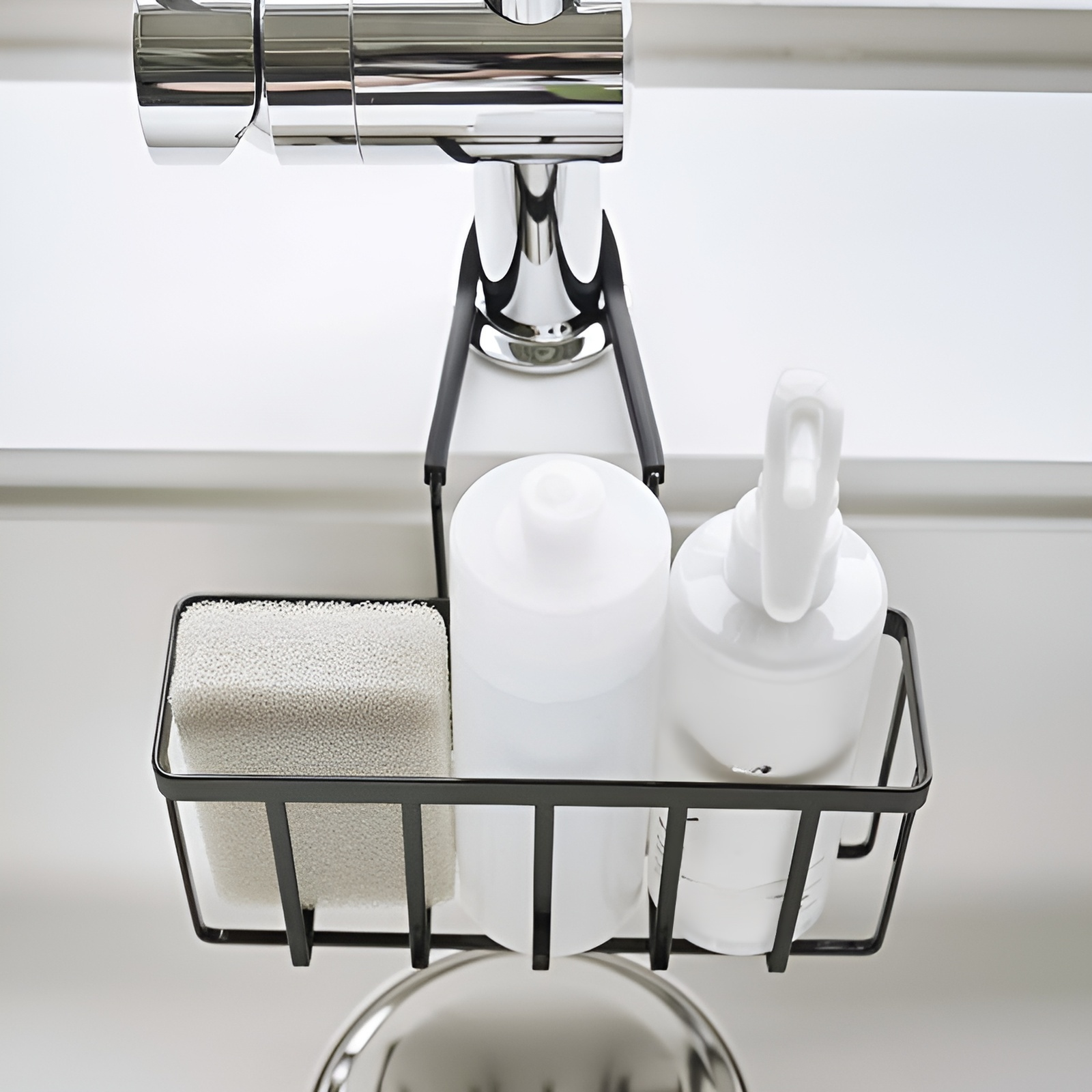 Sink storage and drainage rack