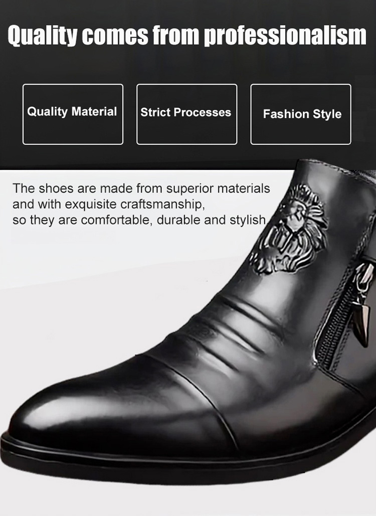 👞Men's vintage-style Martin boots 👉 Enhance your gentlemanly appearance.
