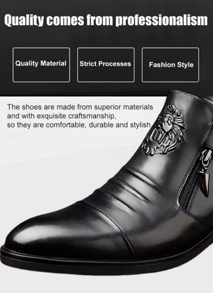 👞Men's vintage-style Martin boots 👉 Enhance your gentlemanly appearance.