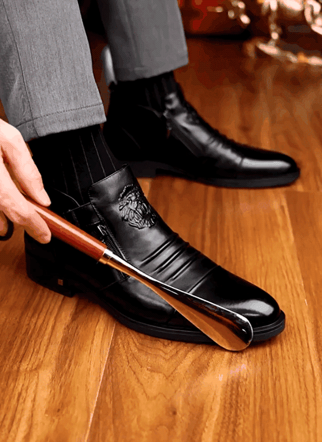 👞Men's vintage-style Martin boots 👉 Enhance your gentlemanly appearance.