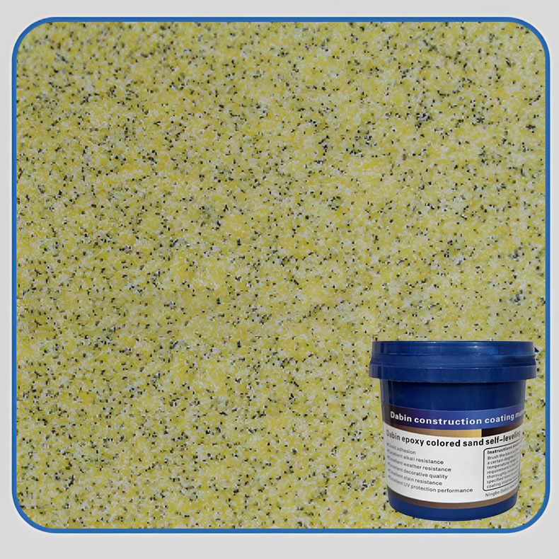 Upgrade epoxy coloured sand floor paint.🎨 With just one bucket, you can effortlessly transform up to 60 square meters of flooring.