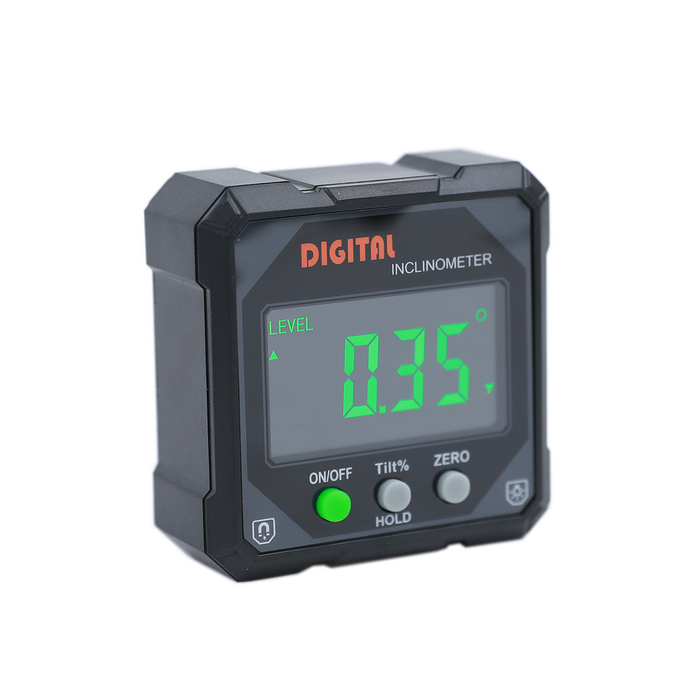 Strong magnetic digital display level angle measuring instrument