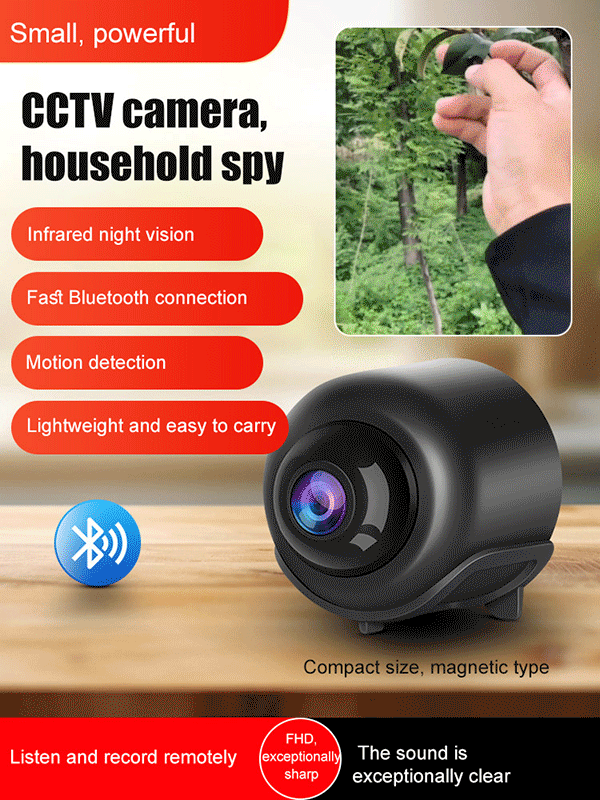 【Free Trial】Smart Remote Mini Surveillance Camera🔥10x zoom. Real-time monitoring via mobile phone, WiFi remote camera gives you peace of mind