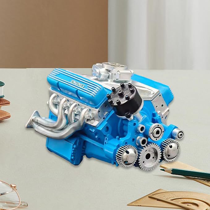 New V8 engine model  🏎️ Every engineer's dream. 1:16 scale, water-cooled, and with the incredible sound of a V8.