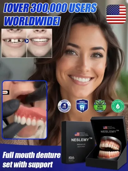 【Over 300,000 users worldwide】Whether you have a full set of teeth, partial gaps, or no teeth at all, you can wear them with ease!