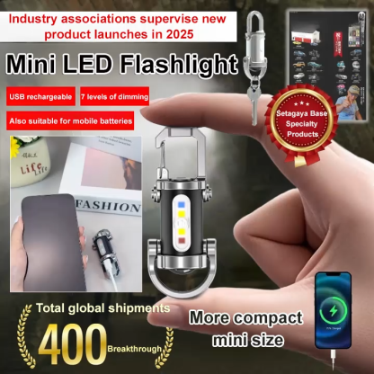 ✨💡【Free Trial】【Three-in-One Multifunction】SOS Flashlight, Emergency Light, Power Bank