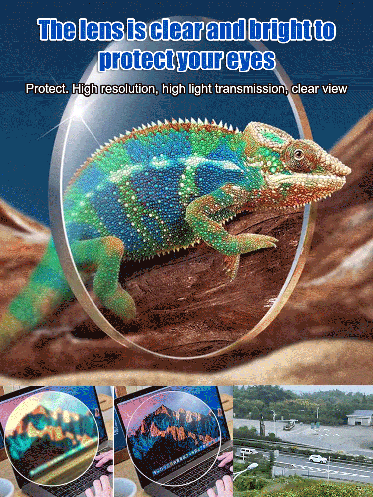 【Free Trial】Smart Zoom blue light protection HD reading glasses. The glasses automatically adjust the focus and can be worn between 100 and 700 diopters.