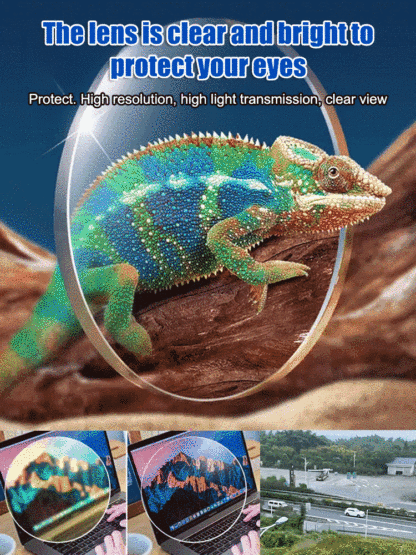 【Free Trial】Smart Zoom blue light protection HD reading glasses. The glasses automatically adjust the focus and can be worn between 100 and 700 diopters.