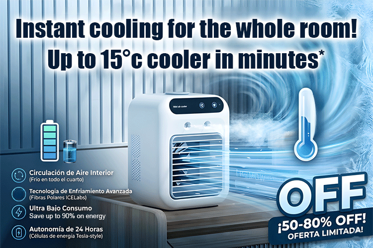 Desktop Air Cooler Fan - Portable Cooling Fan with Humidifier & Mist Function