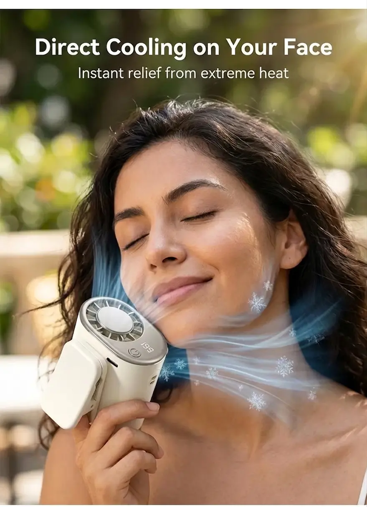Clip-On Mini Smart Air Conditioner - Instant 16°C Cooling Breeze