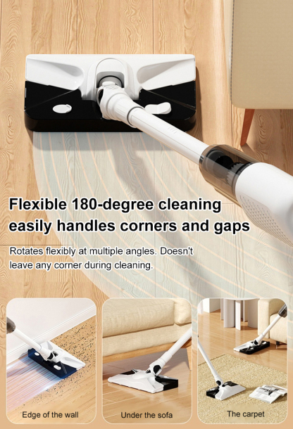 【Free trial】The latest wireless vacuum cleaner and mop, powerful cleaning without dead corners