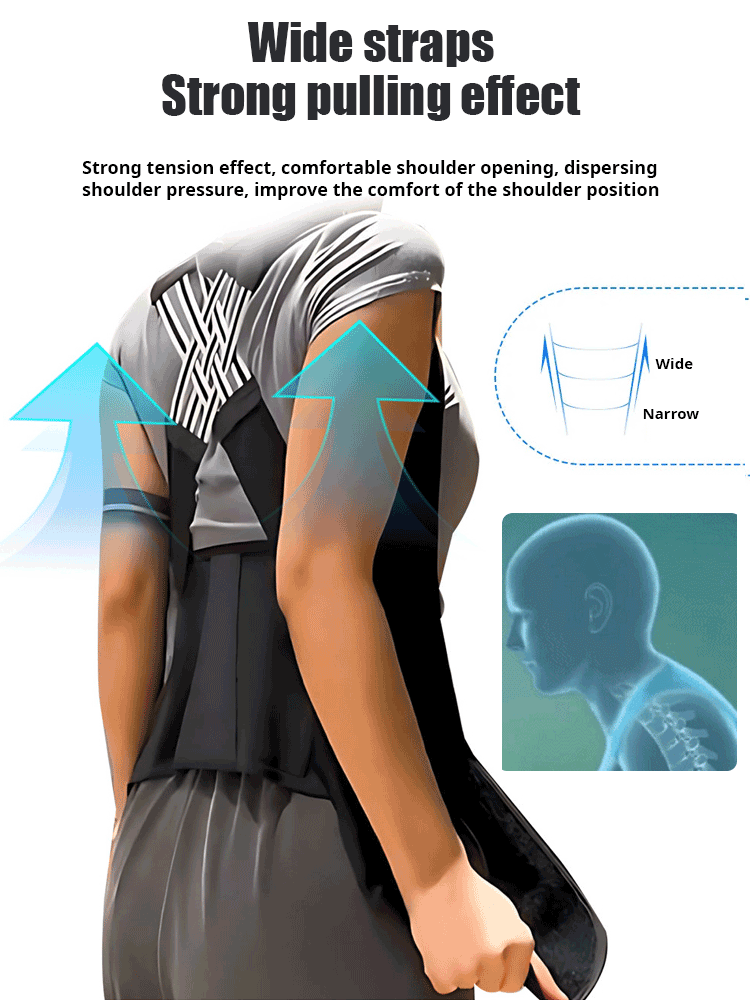 🦋Invisible Posture Corrector, Say Goodbye to Hunchback: Instantly Boost Visual Height by 5cm