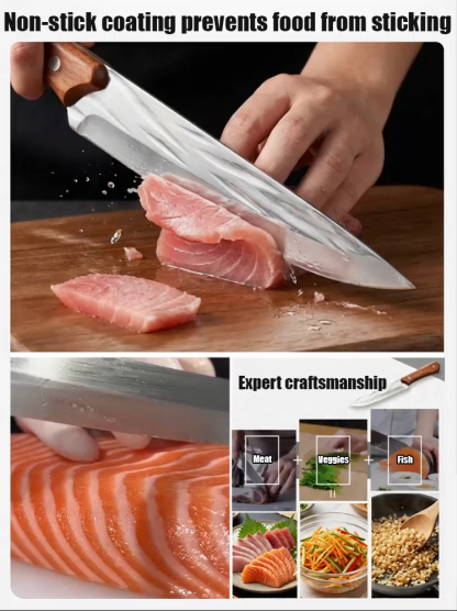 Time-Limited Special Offer 📣 Professional Butcher/ Household Knives, ultra-smooth cutting with zero resistance, durable & rust-proof for a decade ⚔️
