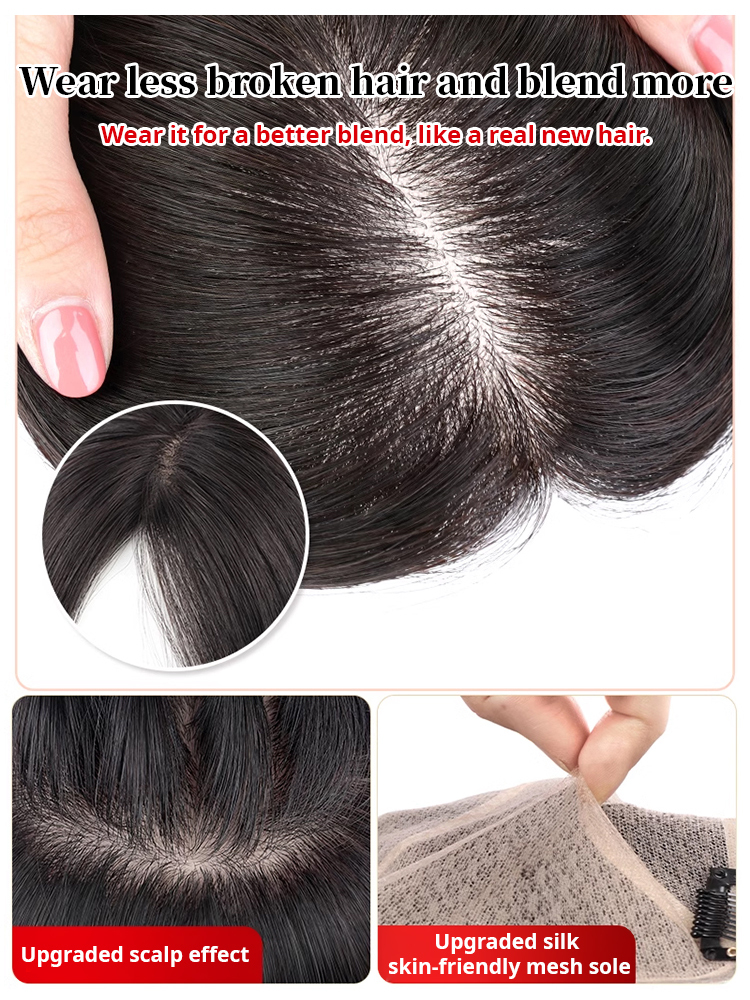 【🎉Buy One Get One Free】Realistic Hair Wig✨ Instantly Covers Gray Hair👩‍🦰 Boosts Hair Volume