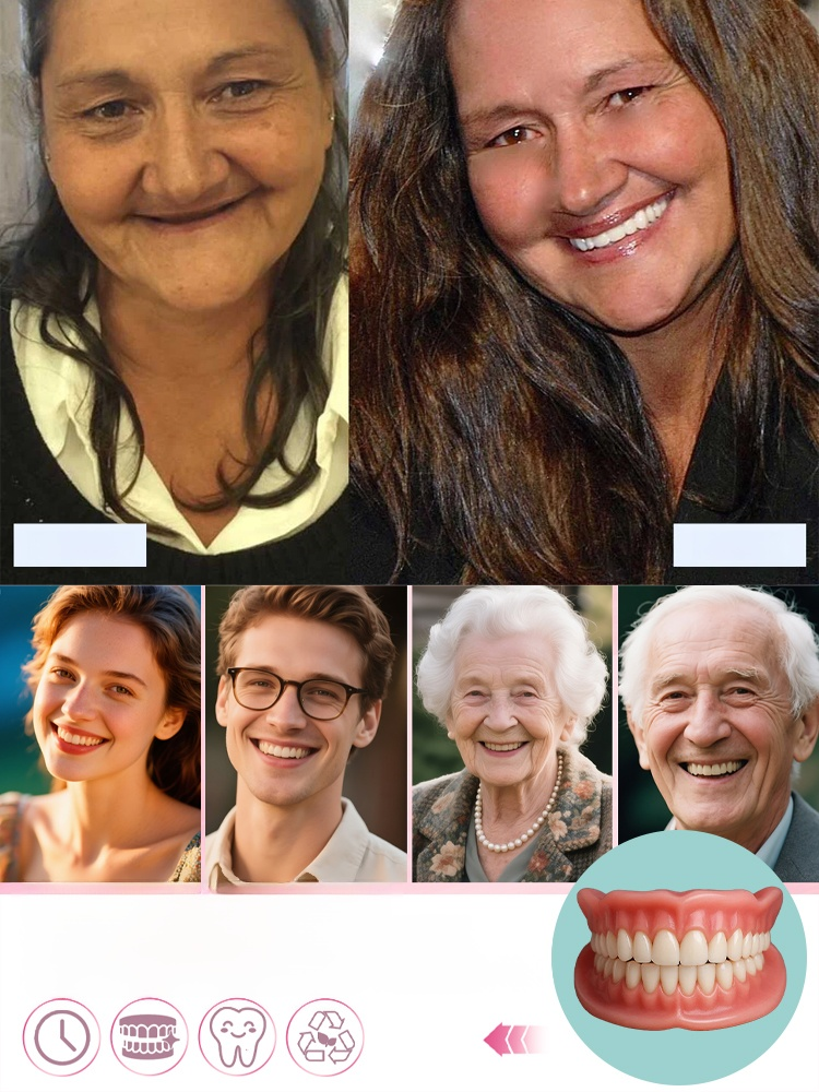 🤍【SEAGRIL™ Medical Grade Dentures】No adhesive needed, buy 1 get 1 free! Crazy deal🔥