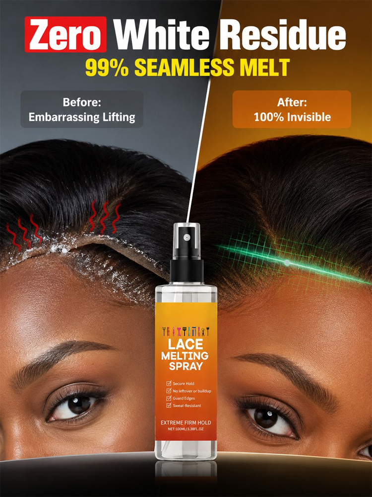 【✨Buy One Get One Free】 24-Hour Seamless Wig Spray, 10-Second High-Energy Seamless Blending, 99% Scalp Fit