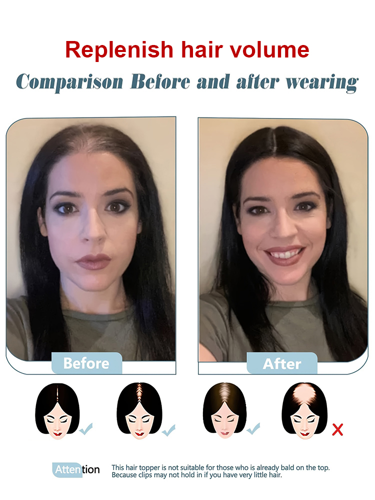 【🎉Buy One Get One Free】Realistic Hair Wig✨ Instantly Covers Gray Hair👩‍🦰 Boosts Hair Volume