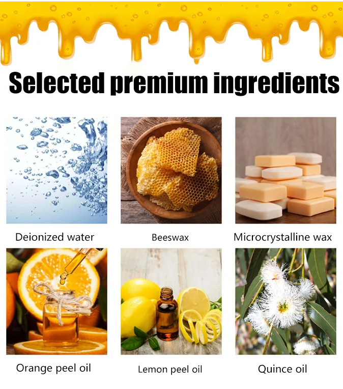 Natural Beeswax Furniture Refurbishing Spray - Restore & Shine Wood Surfaces Instantly