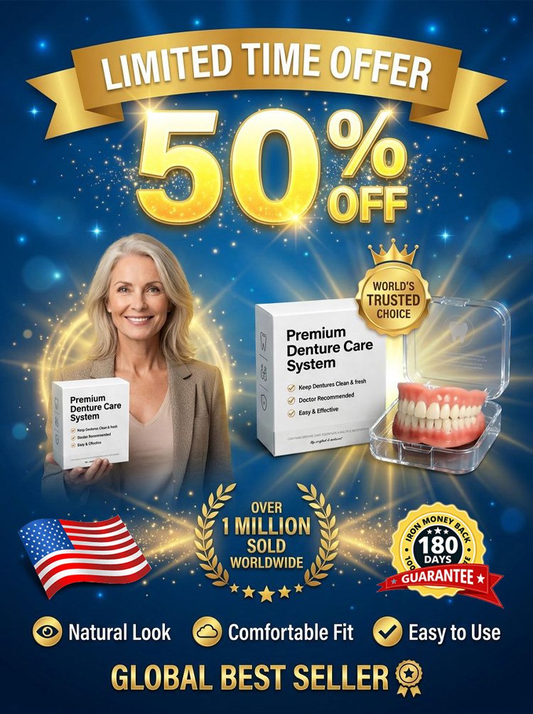 Professional Denture Kit - Restore a Natural Smile & Save on Clinic Costs