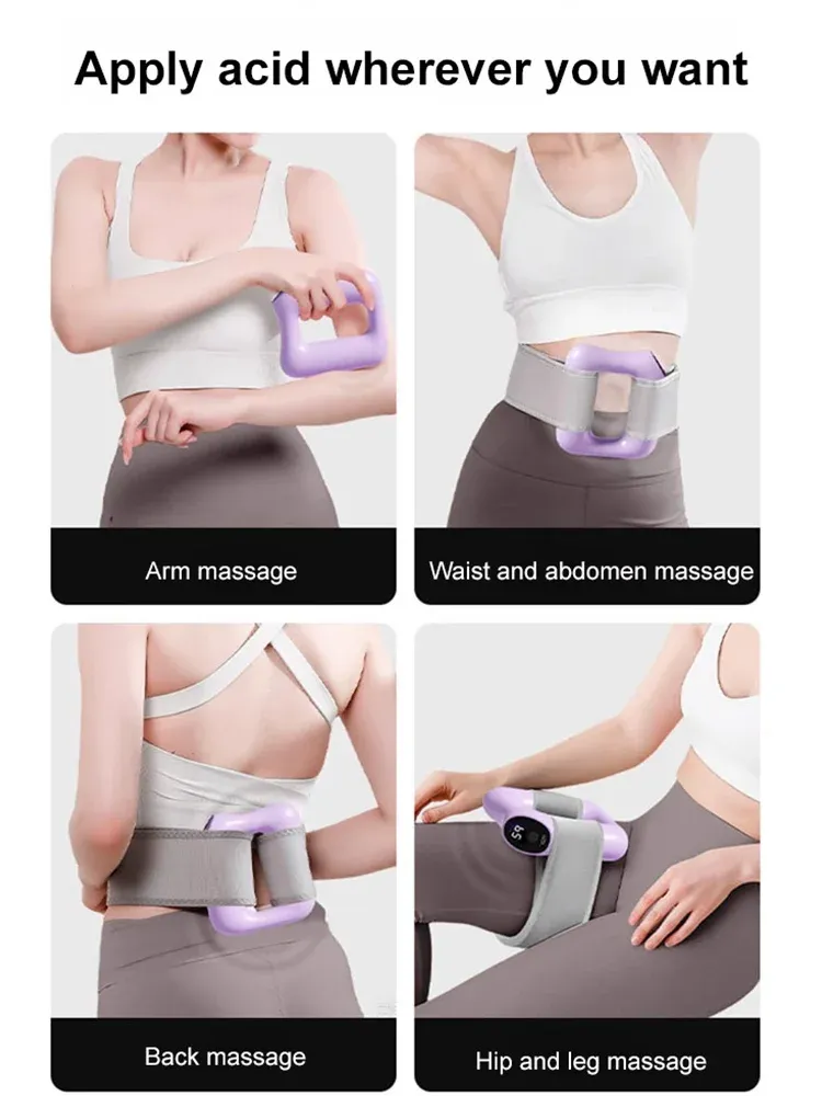 【Abdominal massage vibrator😍】Tighten your abdomen for a tighter💪more toned look🙆