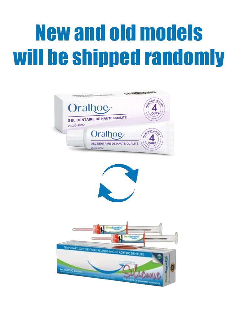 【Buy One, Get One Free】3-Minute Vacuum-Fit Denture Liner – Silicone，Perfect Denture Fit，Upper and Lower Denture Cushion Kit