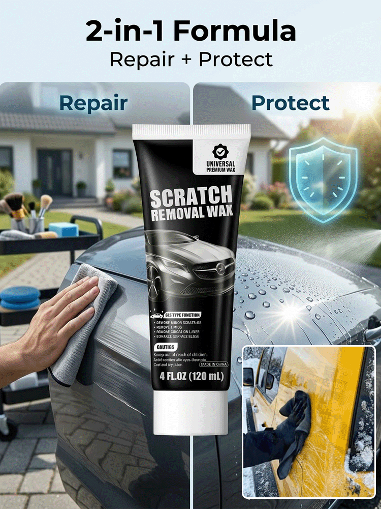 【Save $1200 on exorbitant car repair costs】🚘️ No-polishing, non-destructive car scratch repair and sealing wax
