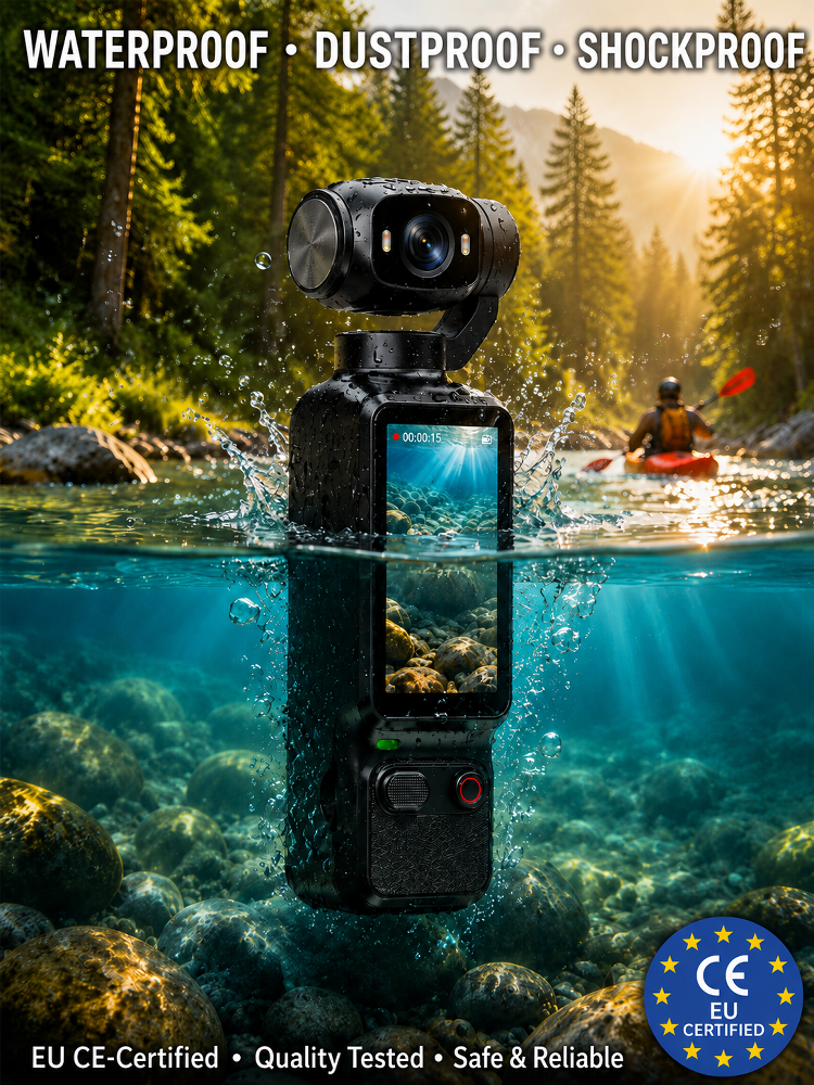 📸180° Lens Rotation Portable Smart Outdoor Video Recorder