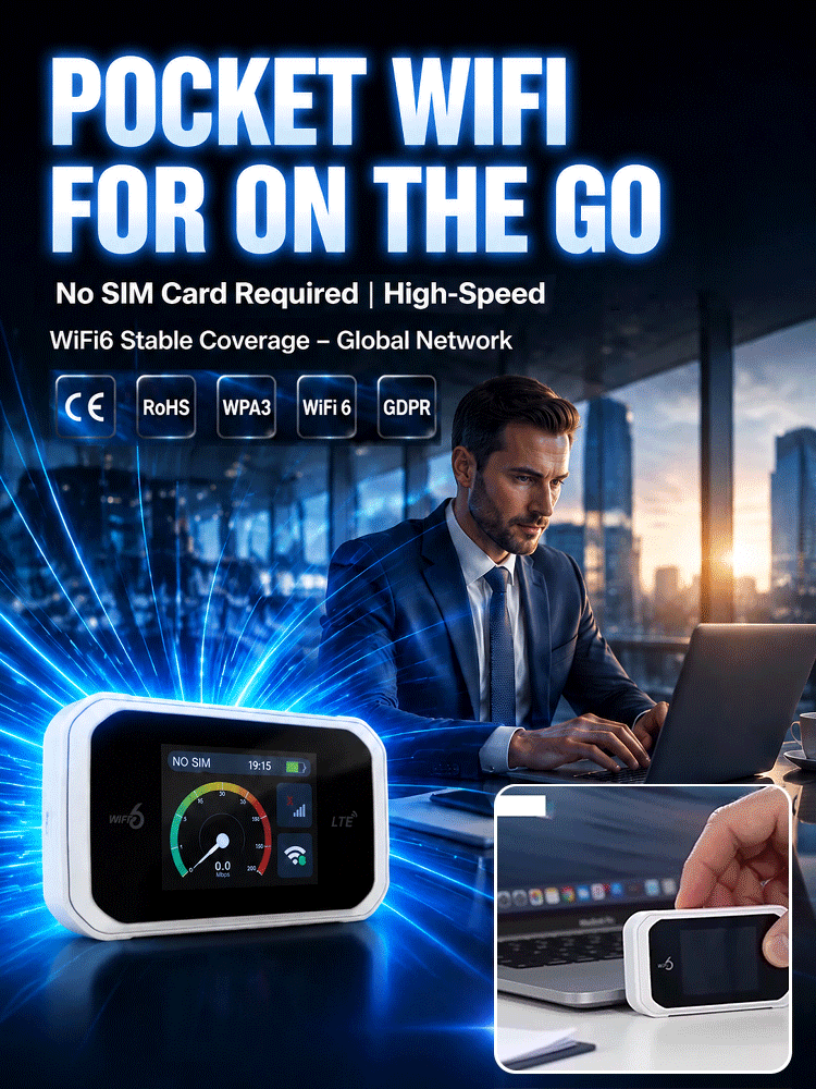🌐Global AI Smart Satellite🛜Wi-Fi Terminal📡Lifetime Free Internet Access, No SIM Card Required