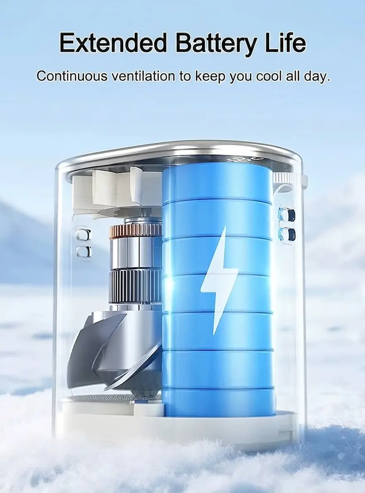 Clip-On Mini Smart Air Conditioner - Instant 16°C Cooling Breeze