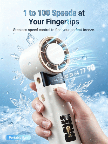 💨 Stop blowing hot air! 🧊 The "Mobile Ice Brick" that chills you in 3 seconds ⚡❄️