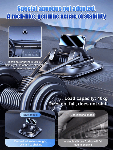 📱 Stop fumbling for your phone! 🚗 The ultimate no-shake mount for any car.