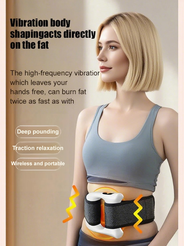 【Abdominal massage vibrator😍】Tighten your abdomen for a tighter💪more toned look🙆