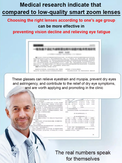 👓️A revolutionary technology in frameless diamond-cut reading glasses✨Intelligent zoom + blue light protection + UV protection✅