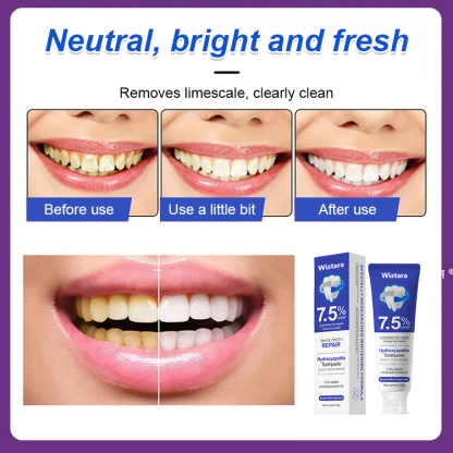 No More High Dental Bills! New 7.5% Nano-Hydroxyapatite Toothpaste Repairs Enamel