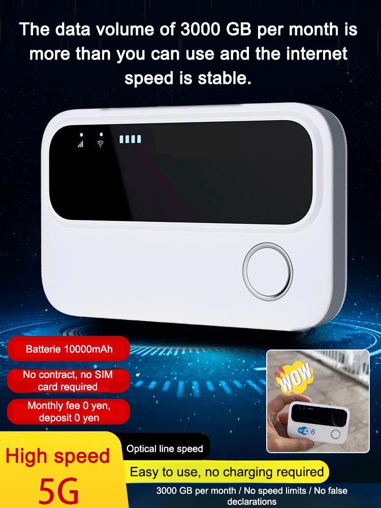 Enjoy high-speed mobile WiFi for a lifetime🌐! GSC officially certified✨ AI satellite communication terminal, no SIM card required📶 and no monthly subscription fees💰. Military-grade satellite network🛡️ breaks the monopoly of the broadband industry!