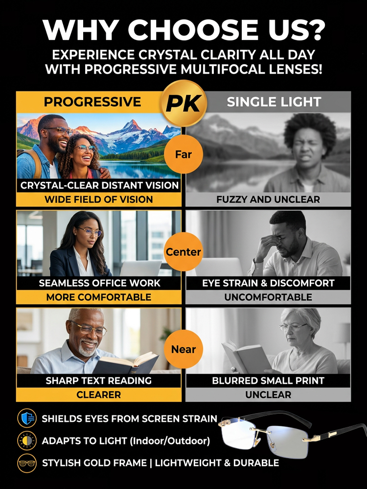 ✅Get 4K-clear vision at any distance instantly. No more headaches, no more swapping. 