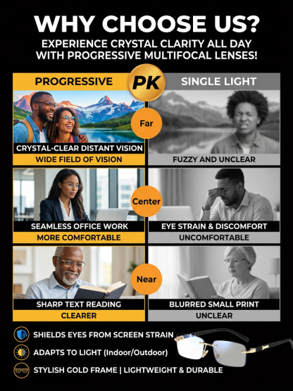 ✅Get 4K-clear vision at any distance instantly. No more headaches, no more swapping. 