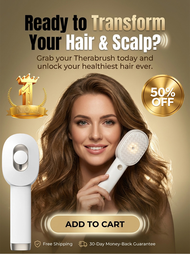 3-in-1 Red Light Hair Growth Comb - Strengthens Hair & Revitalizes Follicles