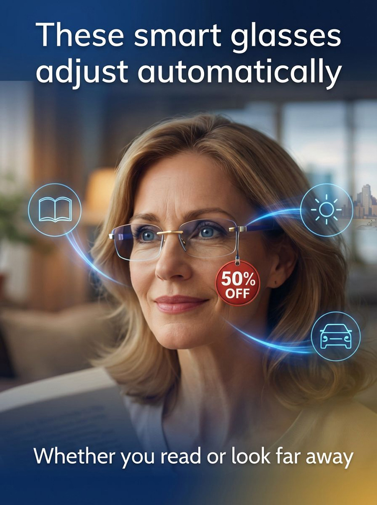 Smart Adaptive Vision Glasses - Automatically Adjust to Your Eyesight