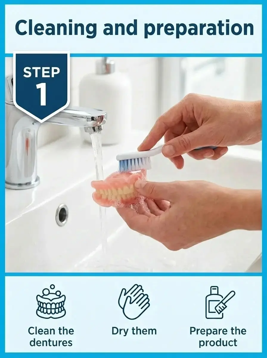 Vacuum-Fit Denture Liner Kit - Silicone Cushion for a Secure Denture Fit