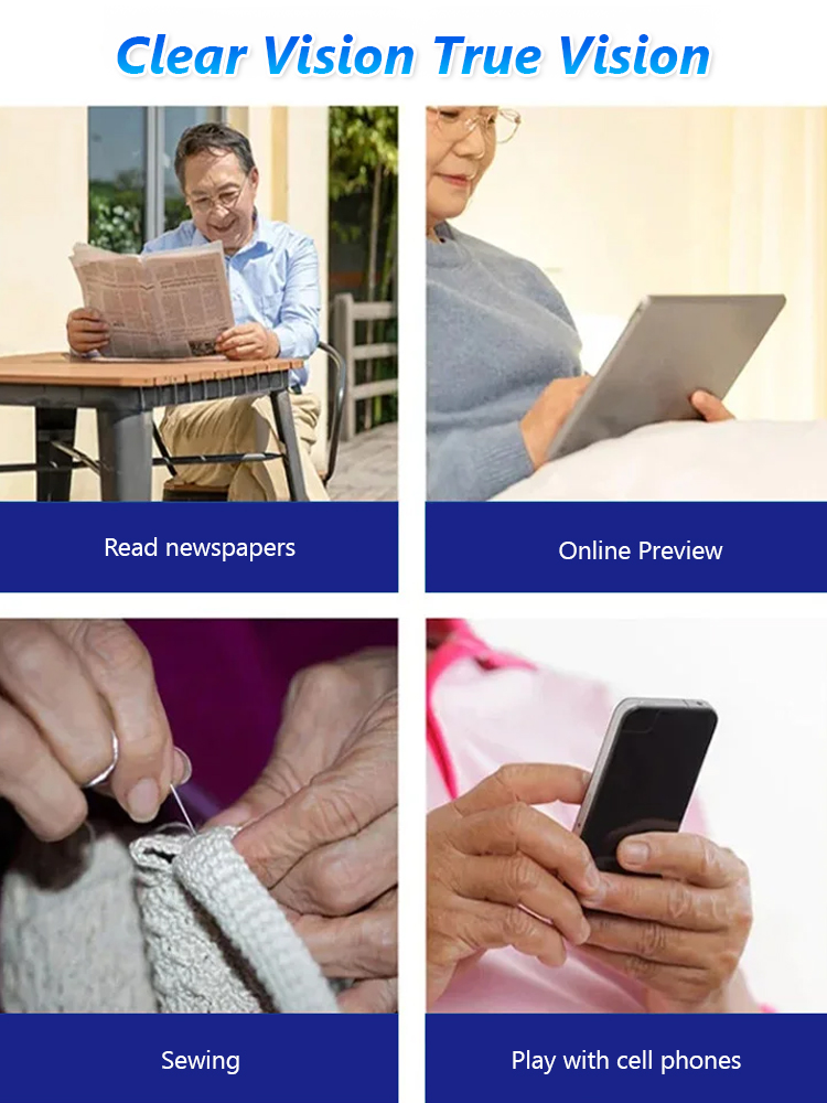 Metal frameless trimmed high-end reading glasses, imported materials, buy one get one free for only A$80👓️